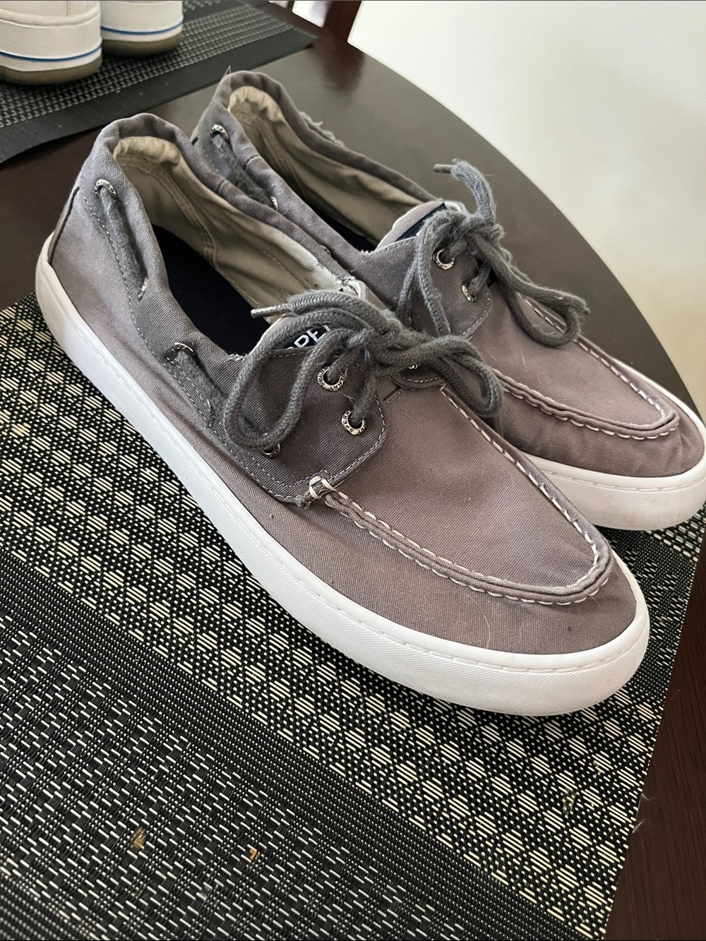 Men's Casual Gray Canvas Boat Sperry’s